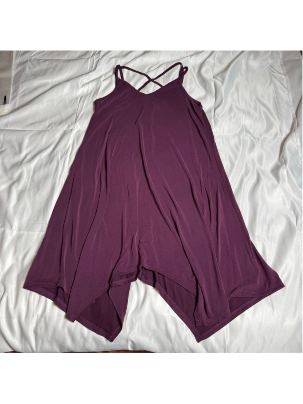 Juniors Mudd Asymmetrical Dress M Purple